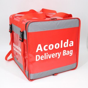 Acoolda Popular Design for China OEM TPU Ice Bag Insulated Food Pizza Delivery Bag Waterproof Backpack Lunch Ice Cooler Bag