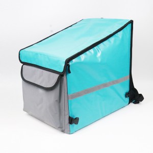 Customized Logo Foldable Food Delivery Backpack Reflector -Deliveroo Style ACD-B-105