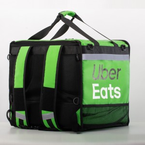 Manufactur standard China Commercial Grade Food Delivery Bag, Premium Insulation Thermal Bag Uber for Eats, Restaurant Catering Service Keep Food Hot