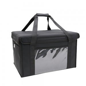 Trending Products China Durable Polyester Waterproof Food Delivery Bag Thermal Pizza Bag Carrier Insulated Reusable Hot Food Cooler Bag for Outdoor and Catering