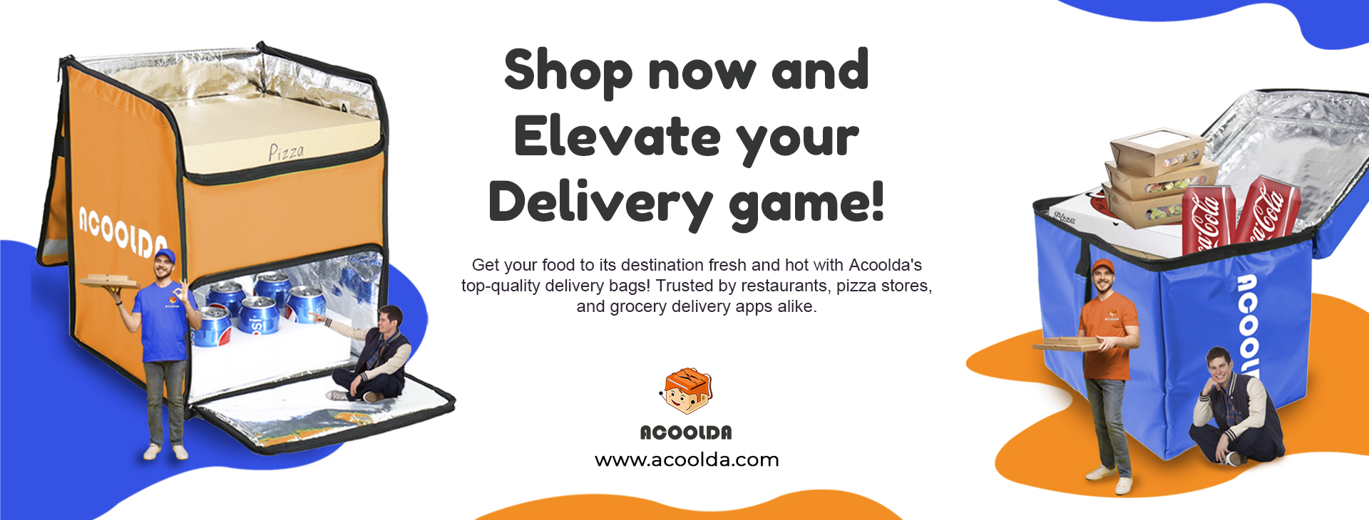 ACOOLDA Food Delivery Bags