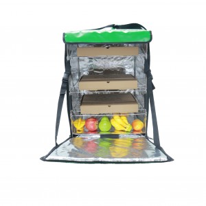 Extra Large Delivery Bag for Grocery Motorbike Delivery Bags With Stable Metal Shelf Three Layer ACD-M-023