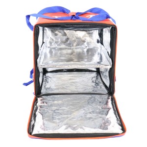 Customized Full Printing Food Bags Delivery Backpack Insulated Food Backpack Pizza Bag  ACD-B-001
