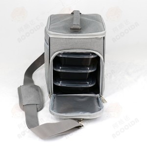 Polyester Insulated Lunch Cooler Bag for Meal Box ACD-CM-004