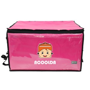 Customized Fozen Food Delivery Bag 2 Days with VIP Insulated Panel (Vacuum Insualted Panel) Temperature Screen ACD-M-005
