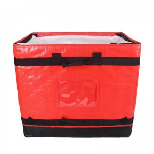 Red PP Woven Logistics Sorting Bag For Parcel Sorting Big Bulk Bag