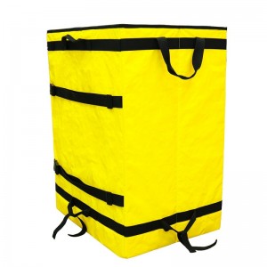 Yellow PP Woven Logistics Sorting Bag for Parcel Sorting Big Bulk Bag