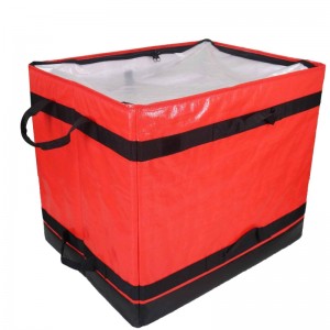 Red PP Woven Logistics Sorting Bag For Parcel Sorting Big Bulk Bag