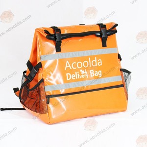 Wholesale Price Brand Eco Private Food Delivery Roll up Backpack ACD-B-013