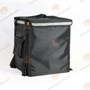 China wholesale Food Bag -
 Acoolda 70L Black Food Delivery Backpack with Bicycle&Motorcycle Straps – ACOOLDA BAGS