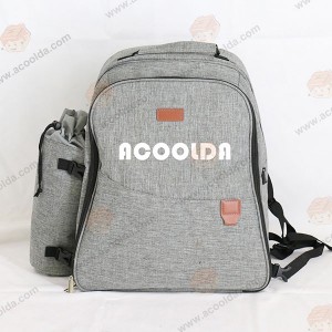 High definition Boys Picnic Bag -
 Outdoor Parent-child Picnic Bag Family Travel Backpack Drink Food Cooler Bag – ACOOLDA BAGS