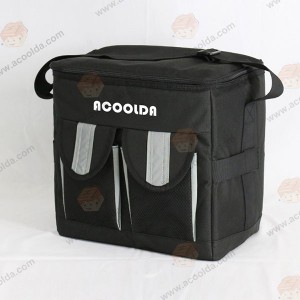 Good quality 6 Can Cooler Bag -
 Acoolda Cooler insulated lunch thermal bag black promotional – ACOOLDA BAGS