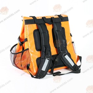 Wholesale Price Brand Eco Private Food Delivery Roll up Backpack ACD-B-013