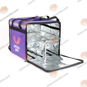 Customized 64L Insulated Pizza Food Delivery Bags for Scooter/Bike ACD-B-014