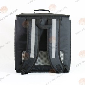 Top Quality China PVC Customized Logo Printed Folding Grocery Backpack Food Delivery Insulated Cooler Lunch Bag