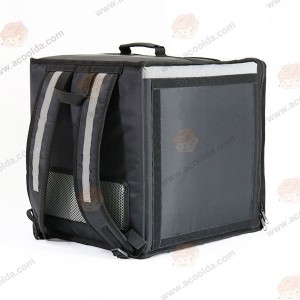 Top Quality China PVC Customized Logo Printed Folding Grocery Backpack Food Delivery Insulated Cooler Lunch Bag