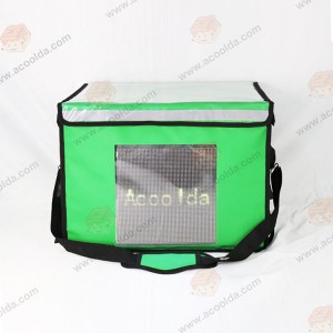 Factory Price Diy Food Delivery Bag -
 Acoolda Aluminum foil insulated food pizza warmer fast food delivery cooler bags with electronic display – ACOOLDA BAGS