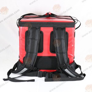 Acoolda JUST EAT food delivery bag personal customized design aluminum foil hot and cold food delivery carry cooler bag