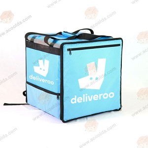 Online Exporter Insulated Takeaway Bag -
  62LBlue wolt Color Food delivery Backpack Customized Logo – ACOOLDA BAGS